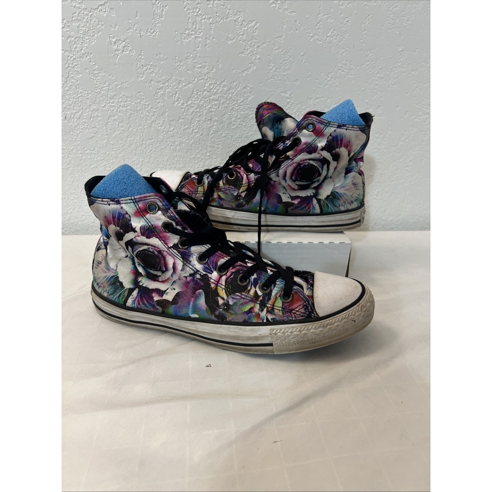 Converse Chuck Taylor All Star‎ 154879c Floral Print Shoes Women 11 Men 9 Hi Top